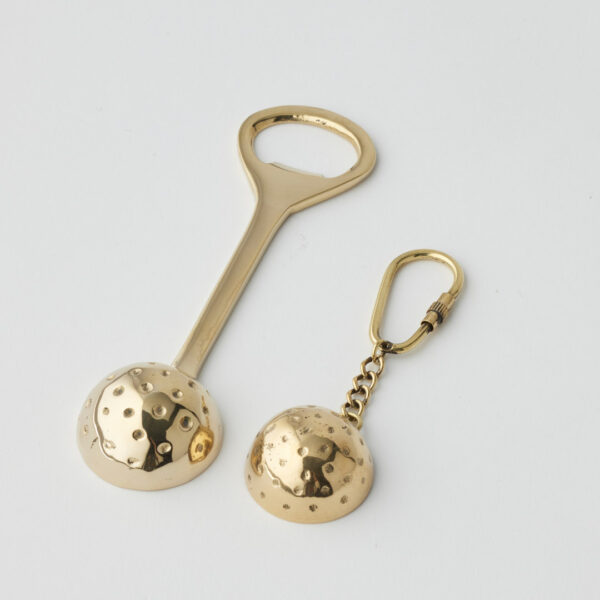 Golf Ball Bottle Opener & Keyring Set