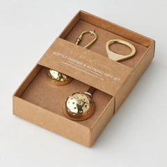 Golf Ball Bottle Opener & Keyring Set