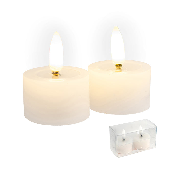 Flash LED Tealight – Set of 2