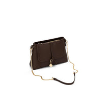 Load image into Gallery viewer, Black Caviar Sarafina Shoulder Bag Chocolate