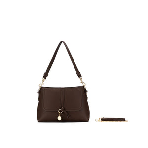 Black Caviar Sarafina Shoulder Bag Chocolate