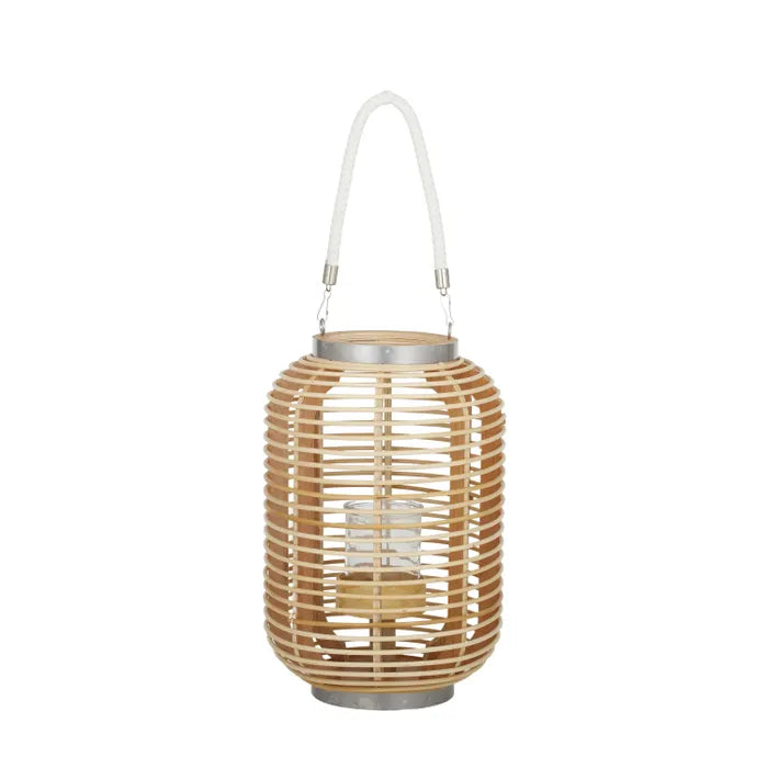 Savona Bamboo Lantern Natural 23cm x 36cm