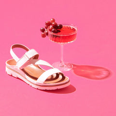 Sporty Summer Slides - White