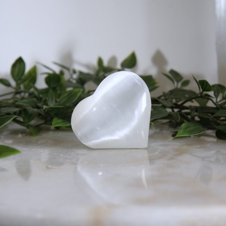 Selenite Heart 8cm