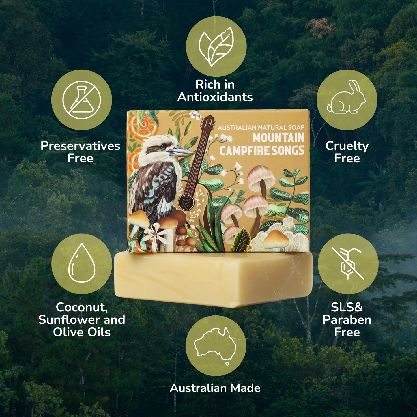 Australian Natural Soap Mountain Campfire Songs