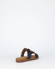 Soultbush Kimberley Sandals in Black sole view
