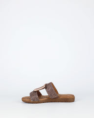 Soultbush Kimberley Sandals in Mocha lifestyle shot