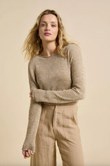 Melange Spring Knit - Beige