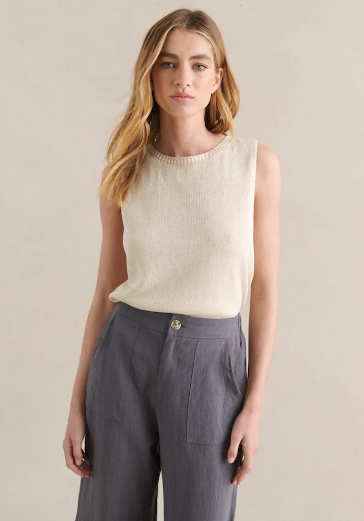 Little Lies The Spring Tank - Butter