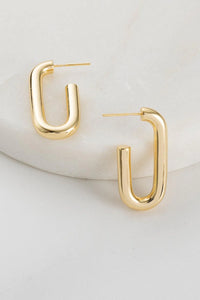 Zafino Stella Hoop Earrings Gold