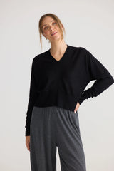 Home Love Stillness Knit - Black