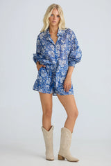 Chantilly Shirt Blue Blossom