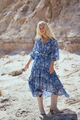 Chantilly Shirt Blue Blossom