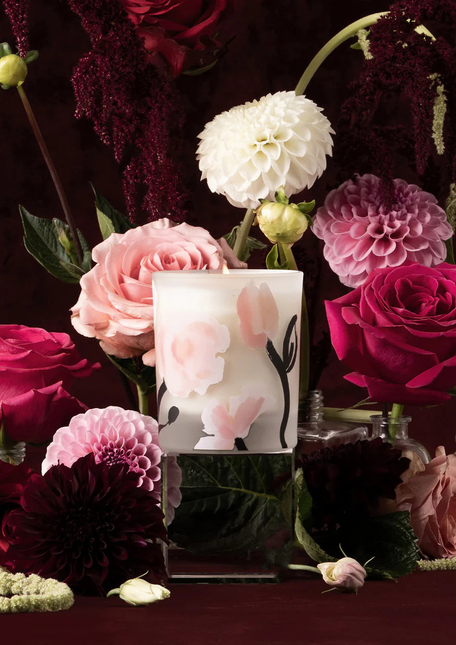 Rosebud & Incense Scented Candle 200g