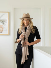 Button Wrap Taupe