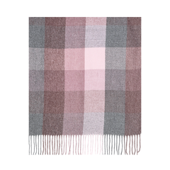 Autumn Checkered Scarf - Pink