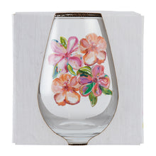 Load image into Gallery viewer, Talulah Steamless Wine Glass Flowers