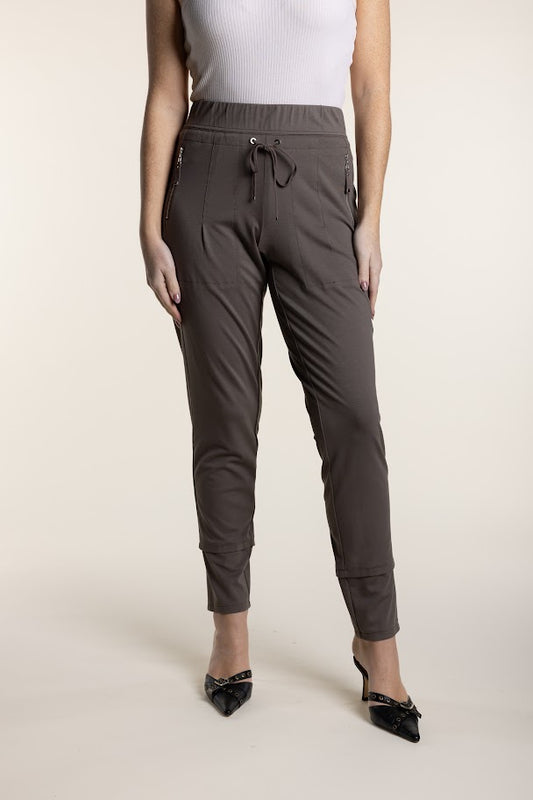 Two T's Ponte Panelled Leggings Clove