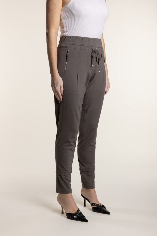 Two T's Ponte Panelled Leggings Clove