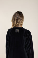 Two T's Velour Sweat Black