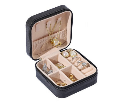 Mini Travel Jewellery Box Black