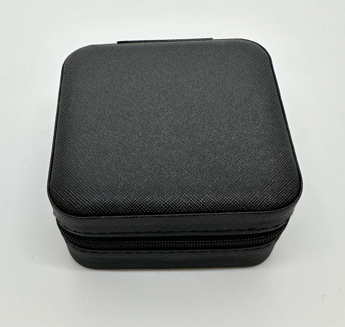 Mini Travel Jewellery Box Black