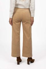 Fleetwood Cord Pant in Wheat - back close-up, Humidity