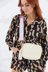 Vegan PU Leather Malibu Crossbody Bag