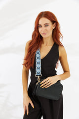 Vegan PU Leather Malibu Crossbody Bag