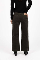 Fleetwood Cord Pant in Khaki - back close-up, Humidity
