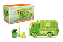Wooden Recycle Truck with Sound & Light