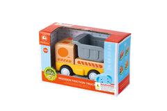 Wooden Friction Work Dump Truck