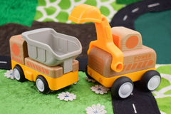 Wooden Deluxe Friction Construction Truck