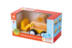 Wooden Deluxe Friction Construction Bulldozer