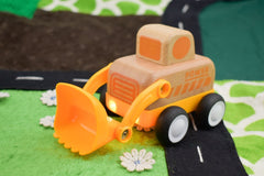 Wooden Deluxe Friction Construction Bulldozer