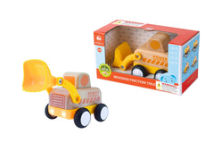 Wooden Deluxe Friction Construction Bulldozer
