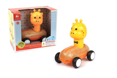 Wooden Press Go Racer – Giraffe