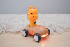 Wooden Press Go Racer – Giraffe