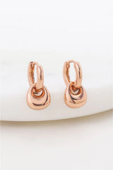 Sadie Large Rose Gold Hoop Earrings