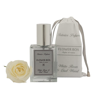 Flower Box Interior Perfume White Roses & Oud Wood