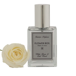 Flower Box Interior Perfume White Roses & Oud Wood