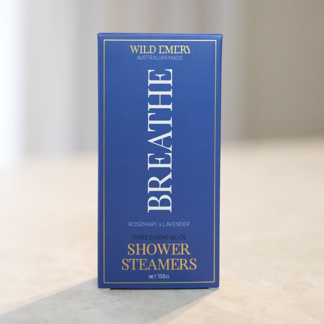 BREATHE Shower Steamer – Menthol, Rosemary & Lavender