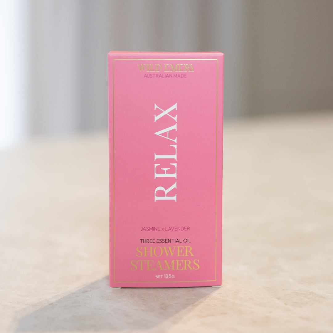 RELAX Shower Steamer – Jasmine & Lavender