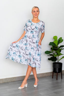 Willow & Tree Blue Floral Dress