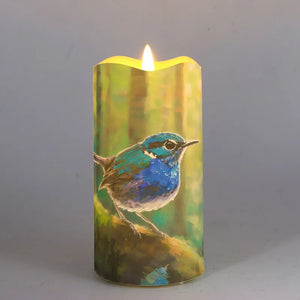 Twilight LED Candle Blue Wren