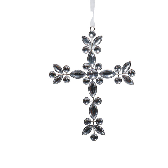 Cross Wire Christmas Ornament