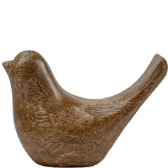 Mango Wood Bird Figurine – 10 × 7cm