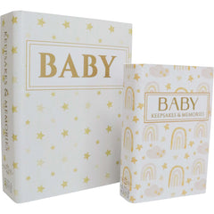Book Box Set of 2 Baby Keepsakes
