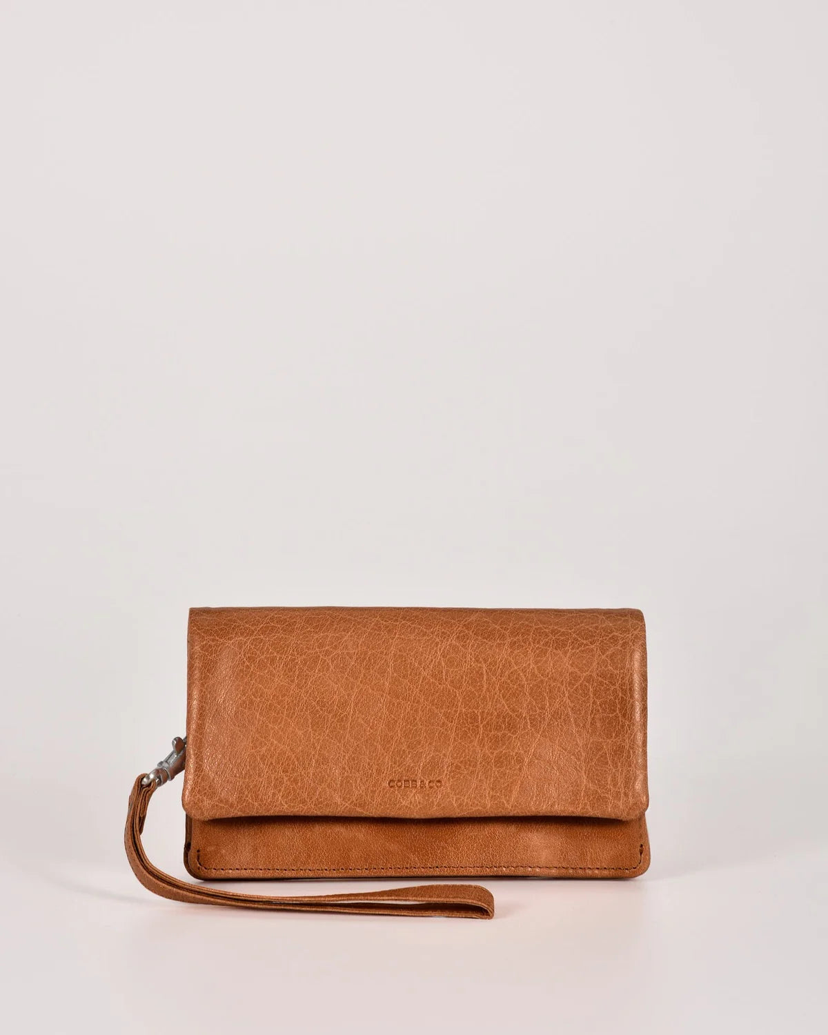 Albury Soft Leather Fold-Over Wallet – Tan