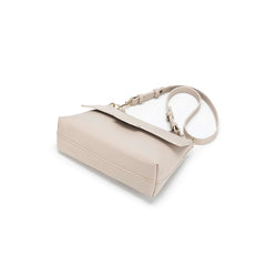 Alessia Vegan Leather Crossbody Bag - Oatmeal